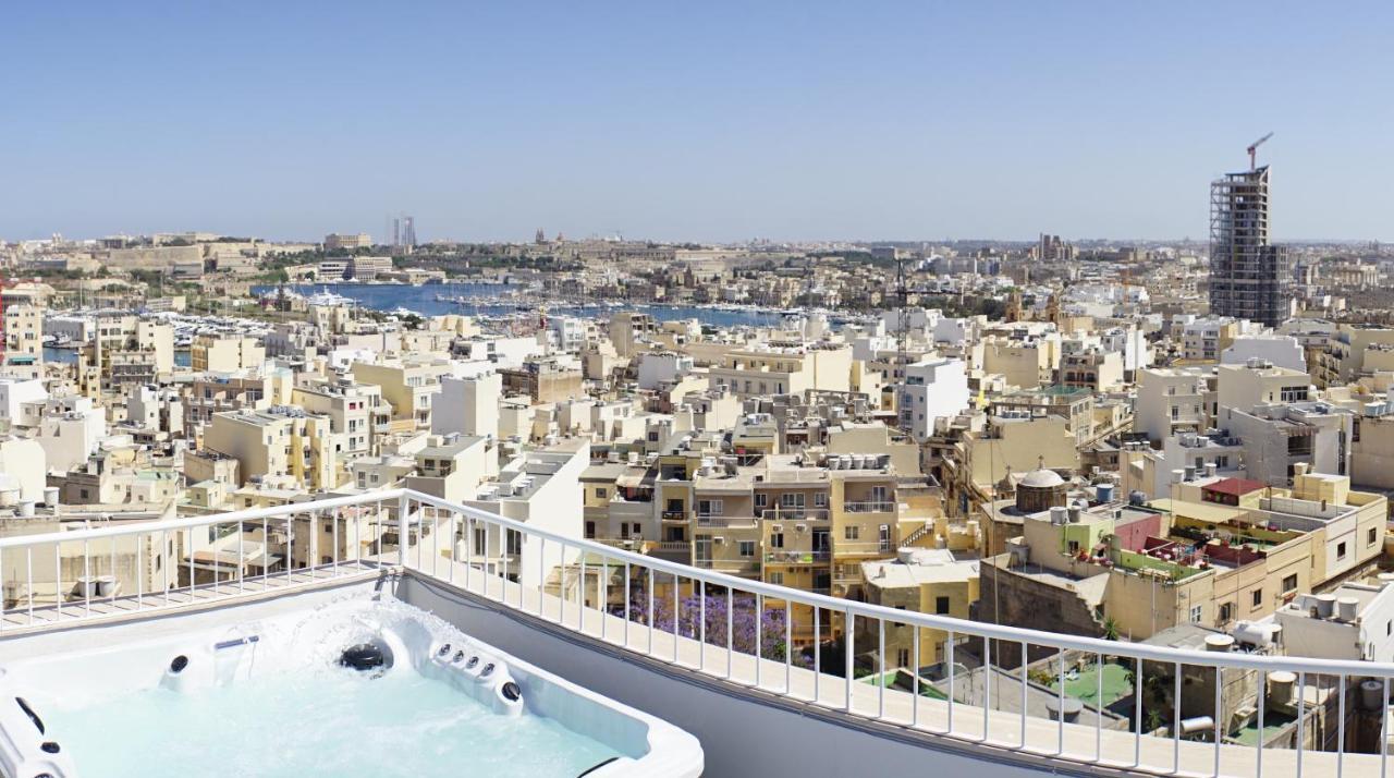 Wonderful Apartments With Shared Jacuzzi And Panorama Rooftop Gzira Екстериор снимка